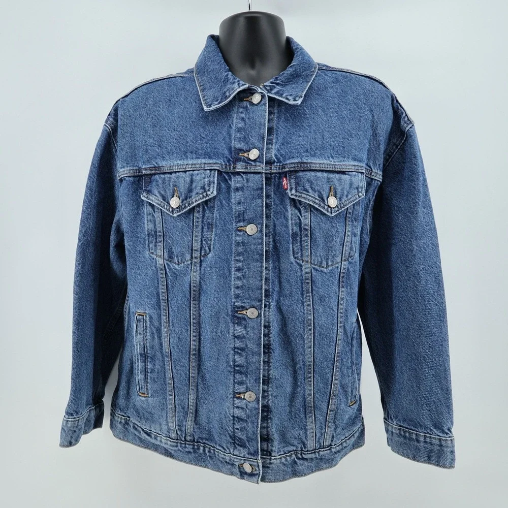Levi's Mens Denim‎ Trucker Jacket XL New Without Tags Jean Coat NEW - Picture 2 of 6